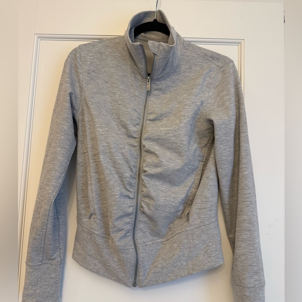 Lululemon Light Gray Zip Up